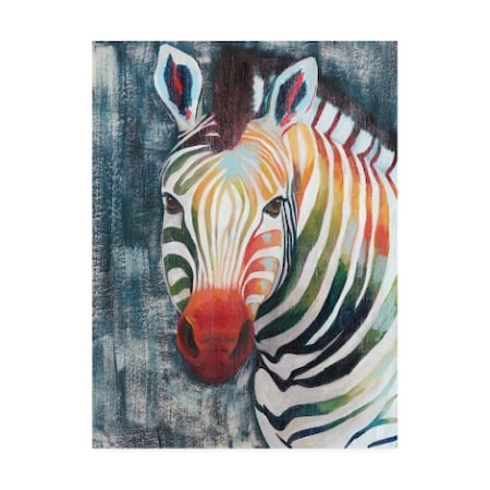 Grace Popp 'Prism Zebra Ii' Canvas Art,24x32